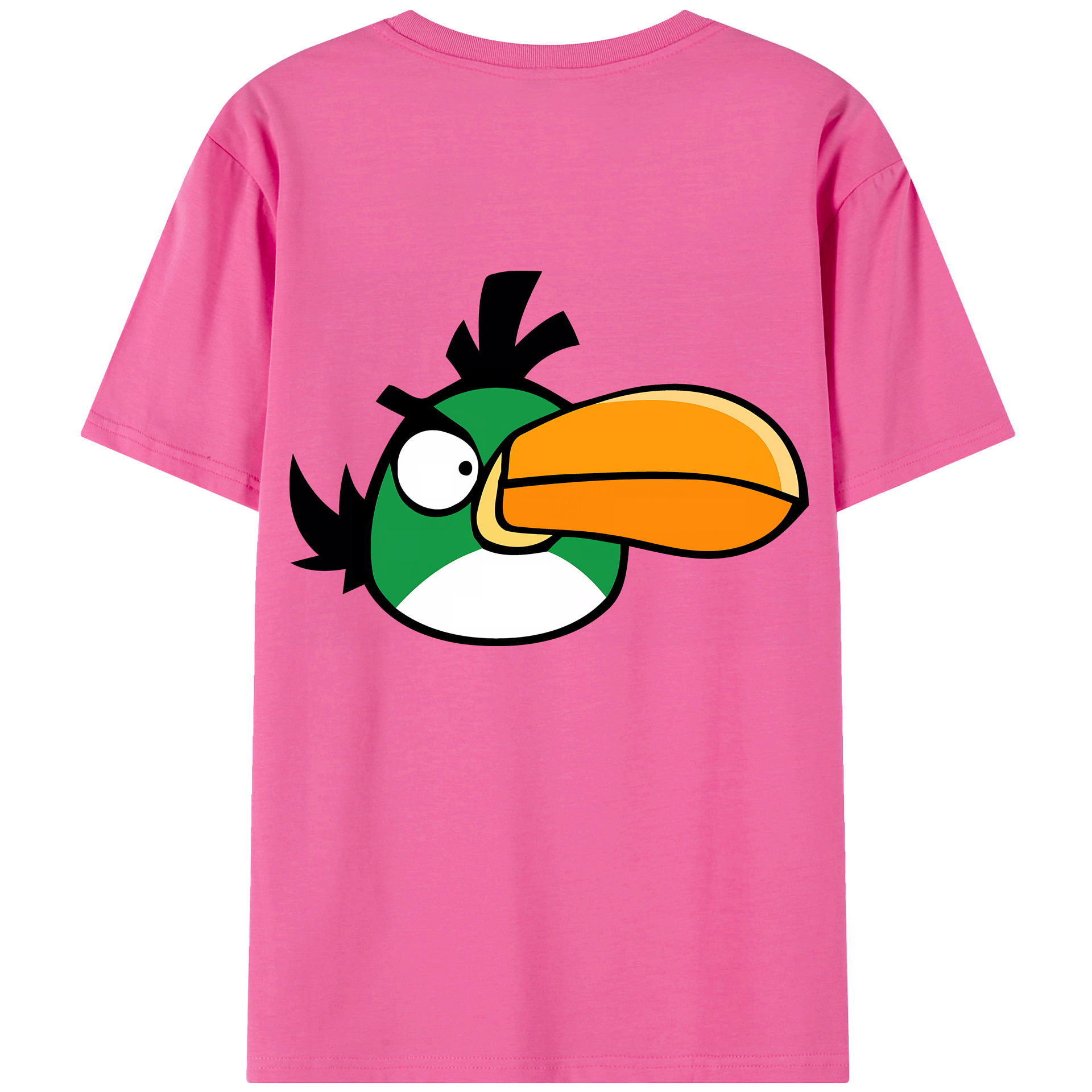 （画像用） Angry Birds アングリーバード レディース半袖Tシャツ(バックプリント)